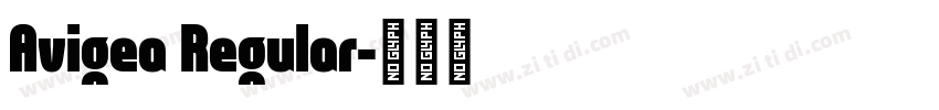 Avigea Regular字体转换